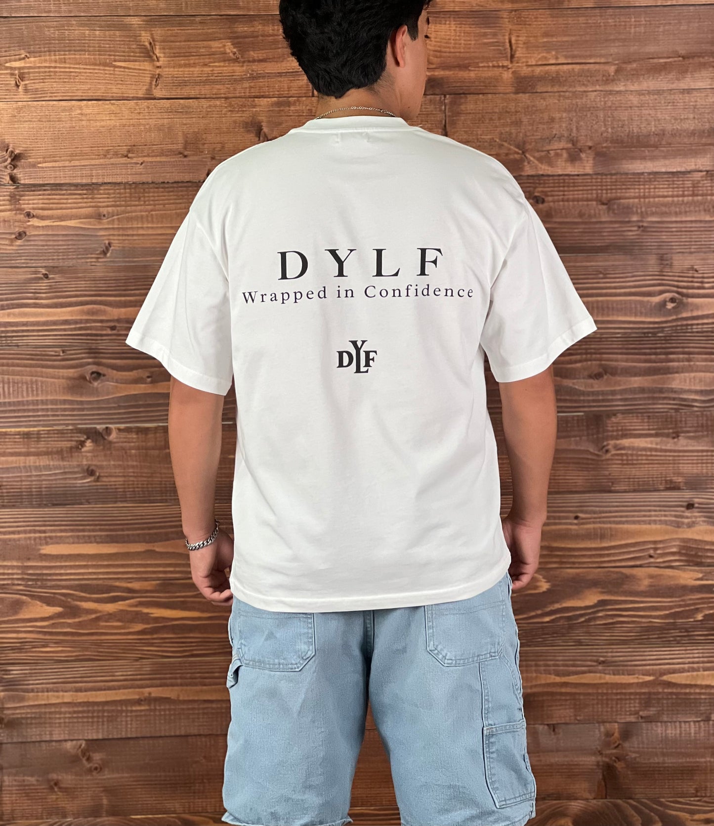 DYLF Confidence T Shirt White