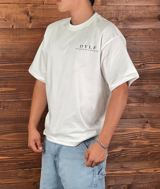 DYLF Confidence T Shirt White