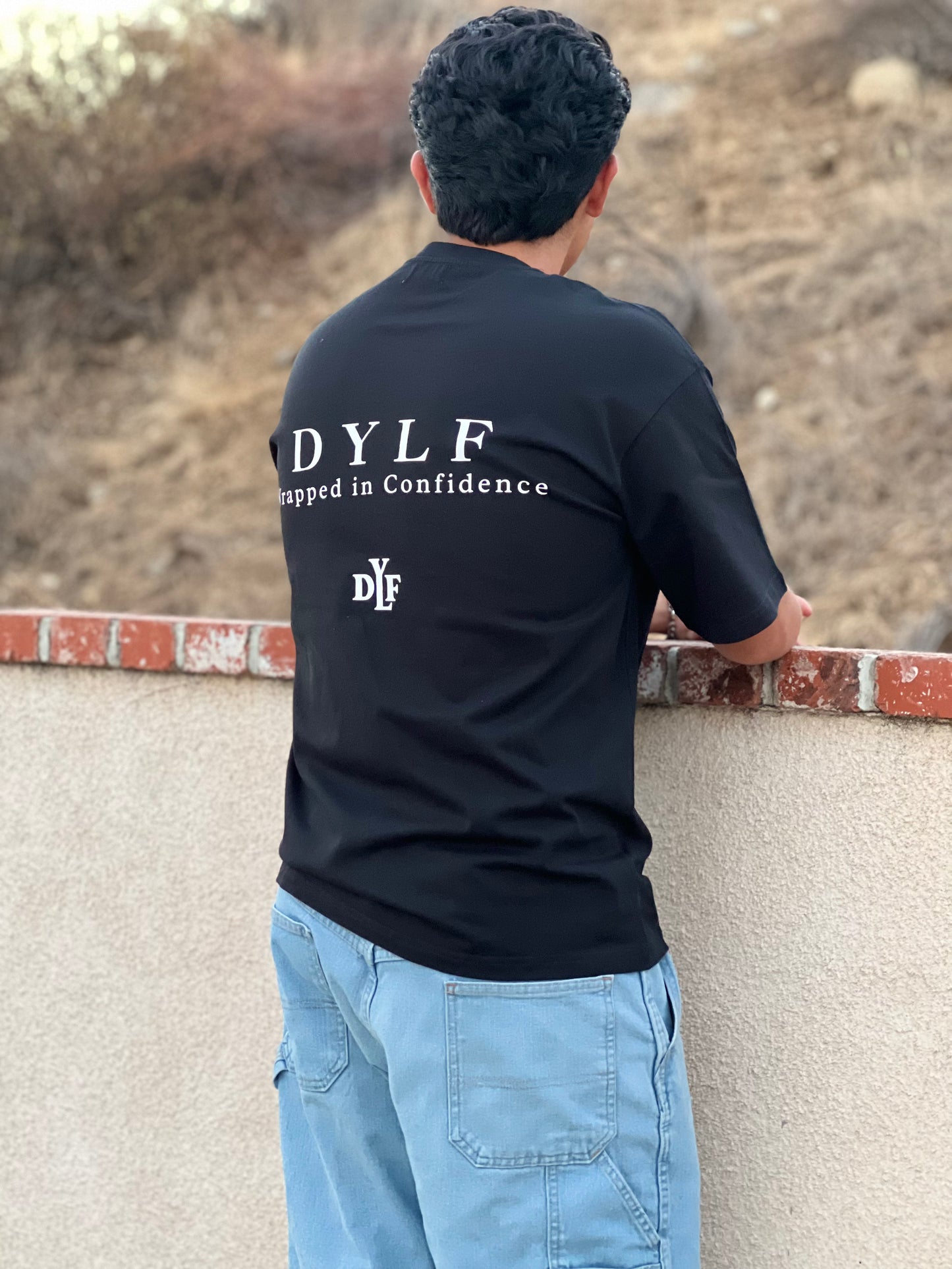 DYLF Confidence T Shirt Black